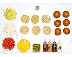 بوكسات الدجاج الطازجة