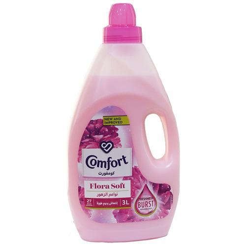 كومفورت منعم ومعطر للاقمشة برائحة نواعم الزهور 3لتر