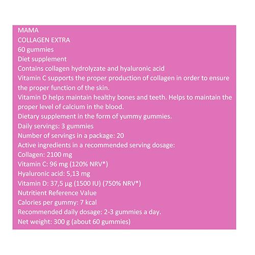 فيت فور لايف حلاو ماما كولاجين اكسترا مكمل غذائي لشد البشره 60حلاو