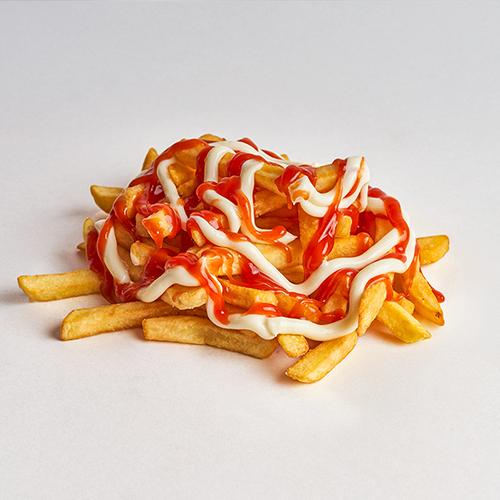 بطاطا كاتشب ومايونيز