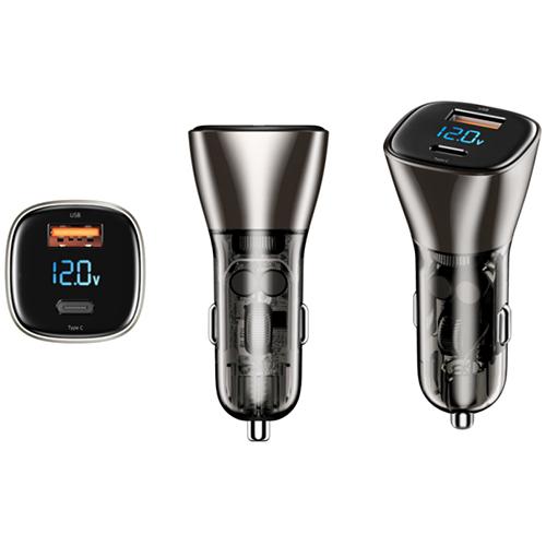 ويوو PC500 شاحن سيارة بقدرة 72واط رمادي