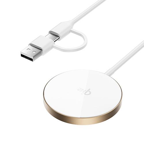 ويوو شاحن لاسلكي Qi2.0 ابيض