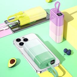 ويوو باور بنك كولورفول سيريز 10000مللي امبير 20وات اصفر