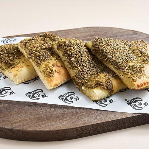 زعتر محشى مع لبنة