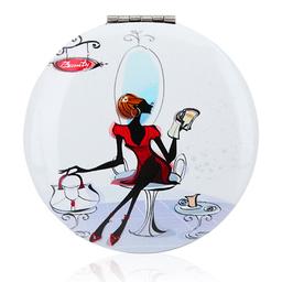 مجموعة اكسسوارات تجميل باللونين الاسود والاصفر