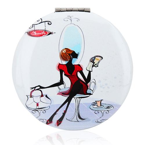 مجموعة اكسسوارات تجميل باللونين الاسود والاصفر