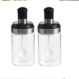 مجموعة زجاجات تخزين الزيت والخل 4قطع موديل رقم.k2030