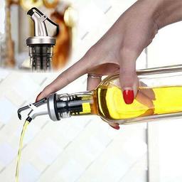 مجموعة زجاجات تخزين الزيت والخل 4قطع موديل رقم.k2030