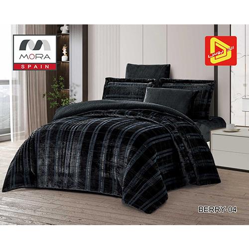 مورا بيري رقم.04 لحاف شتوي 4قطع نفر ونص 180x240 موديل رقم.J-1101