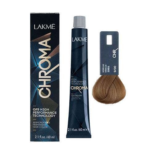 لاكمي كروما 9/00 صبغة لتغطية الشعر الابيض 60مل اشقر فاتح جدا