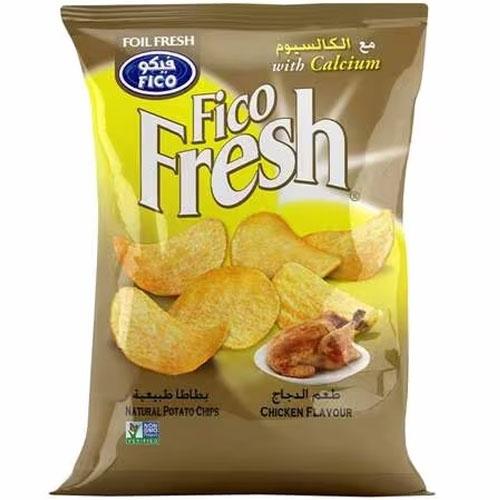 فيكو فريش بطاطا طبيعية بطعم الدجاج 80جم