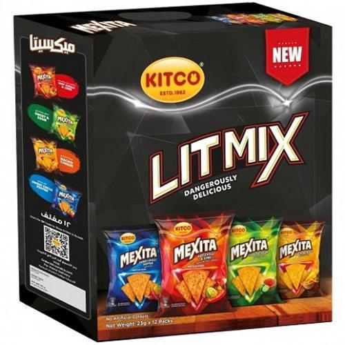 كتكو ميكسيتا رقائق التورتيلا بنكهات مختلفة 23جم 12حبة