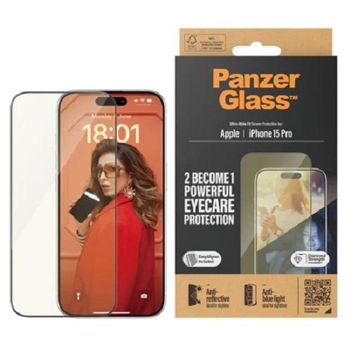 بانزر جلاس اى كير واقى شاشه لايفون 15 برو بخاصيه UWF رقم.2814