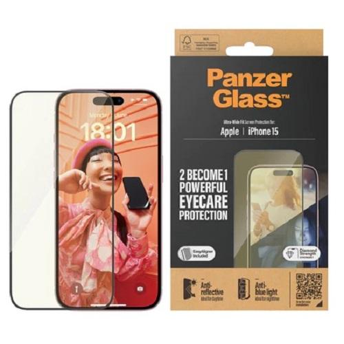 بانزر جلاس اى كير واقى شاشه لايفون 15 بخاصيه UWF رقم.2813