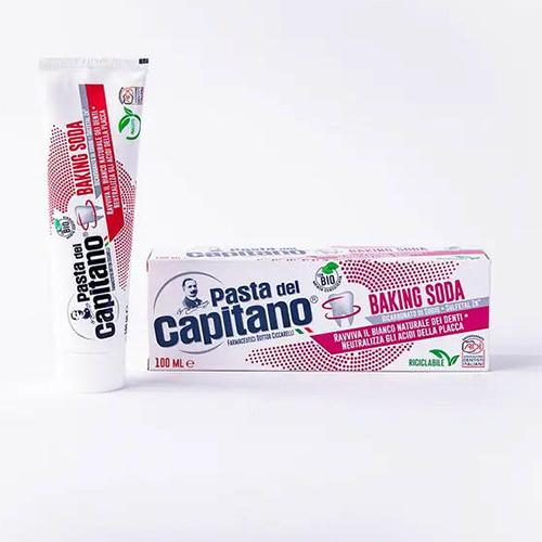 باستا ديل كابيتانو معجون اسنان بيكنج صودا 100مل
