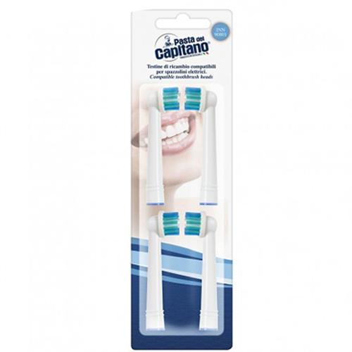 باستا ديل كابيتانو رؤوس قطع غيار فرشاة الاسنان 