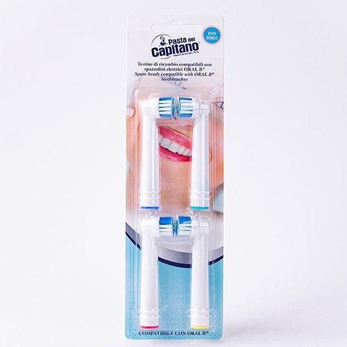 باستا ديل كابيتانو رؤوس فرشاة اسنان احتياطية