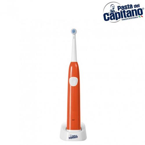 باستا ديل كابيتانو فرشاة اسنان كهربائية قابلة لاعادة الشحن برتقالي