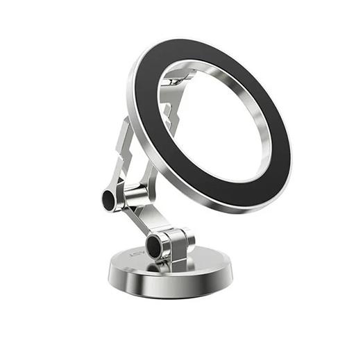 ايس فاست حامل مغناطيسي قابل للطي للسيارة D20 فضي