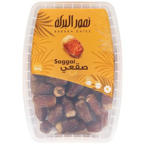 تمور البركة تمر صقعي علبة بلاستيك 800جم