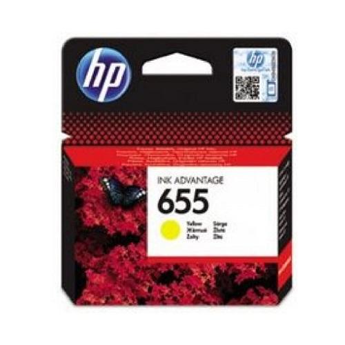 اتش بى 655 ادفانتج حبر طابعة اصلية اصفر موديل رقم .CZ112AE