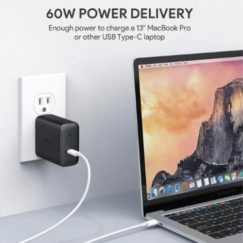 اوكي شاحن حائط Type C PD بقوة60وا مع تقنية GaN باور