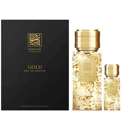 طقم عطر سيجنتشر جولد او دو بيرفيوم للجنسين