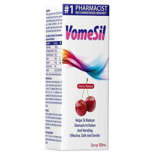 فوميسيل شراب لتقليل تهيج المعدة والقئ بالكرز 100مل