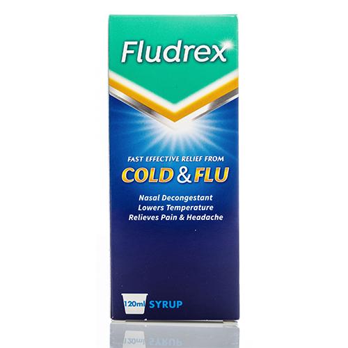 فلودركس شراب سريع الفعالية لنزلات البرد والانفلونزا 120مل