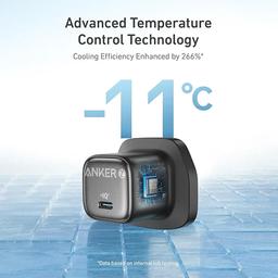 انكر شاحن زولو Type C PD 3.0 بقوة 30واط اسود موديل رقم.A2698K11