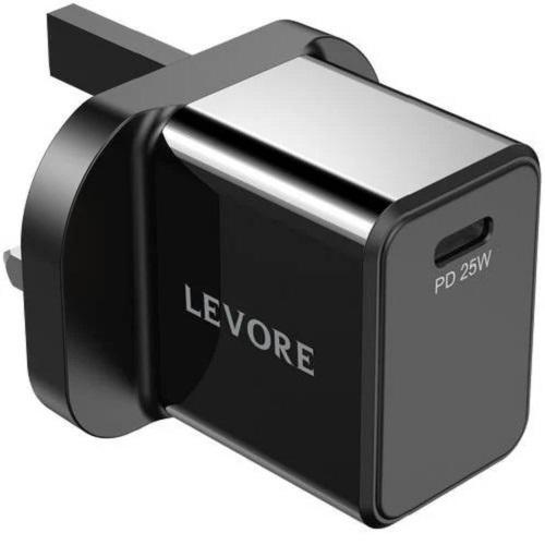 ليفور شاحن حائط 25واط Type C شحن سريع بتقنية PD ابيض