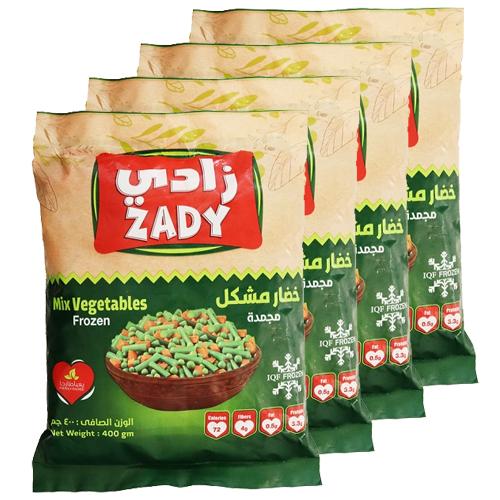 زادي خضار مشكل مجمد 400جم 4حبة