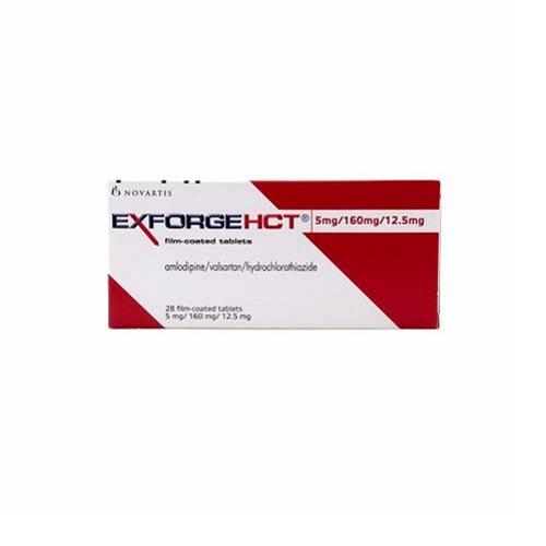 اكسفورج اتش سي تي 5مجم/160مجم/12.5مجم املوديبين لعلاج ارتفاع ضغط الدم 28قرص مغلف