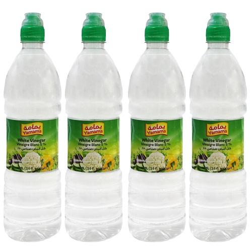 يمامة خل ابيض 1لتر 4حبة