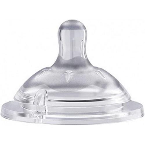 شيكو حلمة بيبرونة ستيب اب للاطفال بملمس طبيعي +4 شهور ذات تدفق قابل للتعديل قطعتين