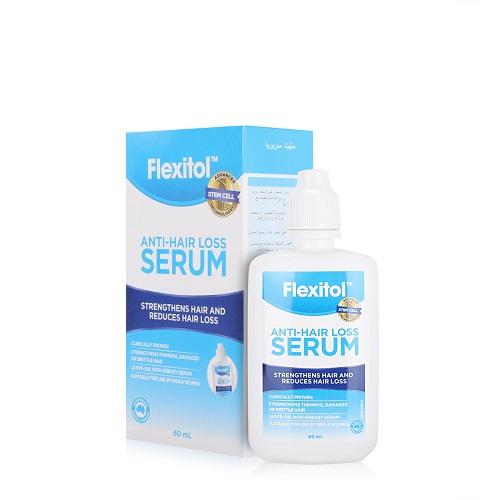 فليكستول سيروم المتقدم بخلايا الجذعية مكافحة تساقط الشعر وتقوية الشعر الضعيف والتالف يترك على الشعرومثبت سريريا 60مل