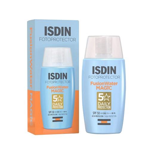 ايسدين فوتوبروتكتور واقي الشمس فيوجن ووتر ماجيك حماية يومية عالية بمعامل حمايه+50 حماية من الاشعة فوق البنفسجية والضوء الازرق 50مل