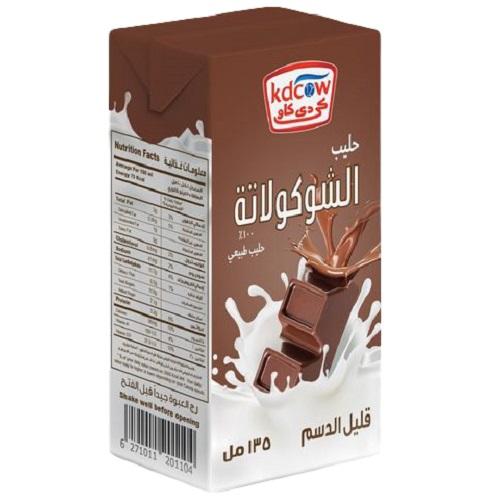 كي دي كاو حليب قليل الدسم بنكهة الشوكولاتة 135مل