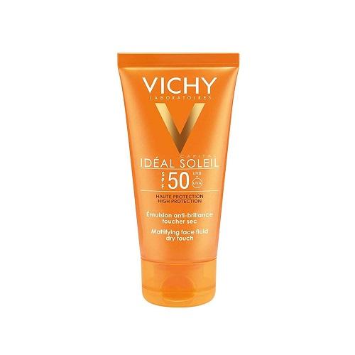 فيشي ايديال سوليل واقي شمس للوجه بمعامل حماية50 بلمسة جافة 50مل