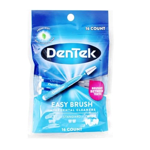 دينتيك فرشاة اسنان سهلة لتنظيف ما بين الاسنان 16قطعة