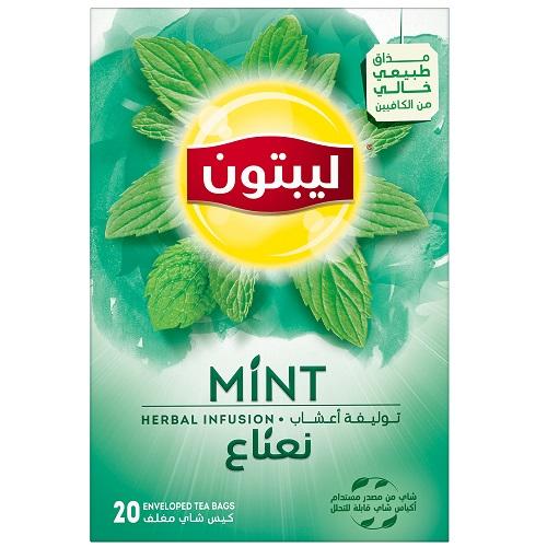 ليبتون شاي بنكهة النعناع 20كيس