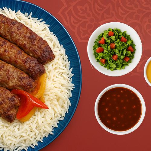 كفتة مع عيش