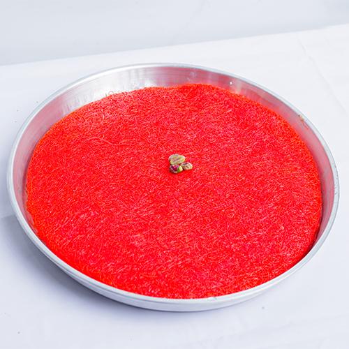  صينية كنافة حمراء بالجبنة 