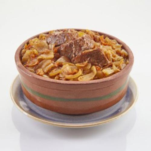 طاجن بطاطس باللحمه