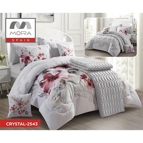 مورا كريستال رقم.2543 لحاف مجوز كينج 9قطع 240x260سم موديل رقم.J-1060