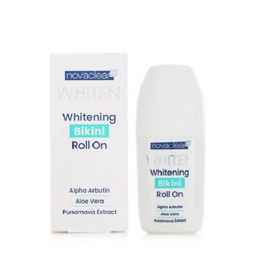 نوفاكلير وايتن لتبييض منطقة البكيني رول اون 50مل