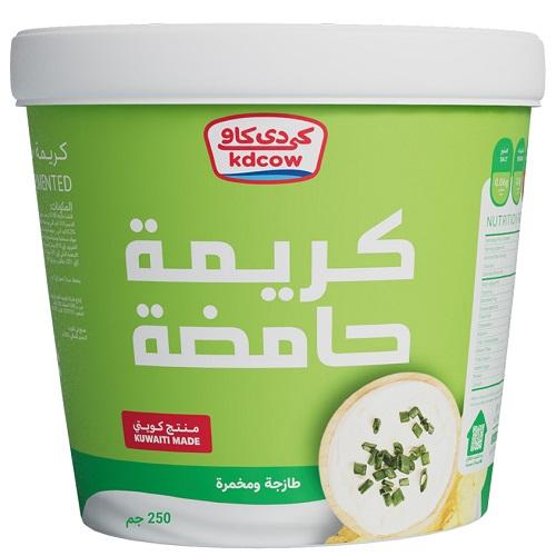 كي دي كاو كريمة حامضة طازجة 250جم
