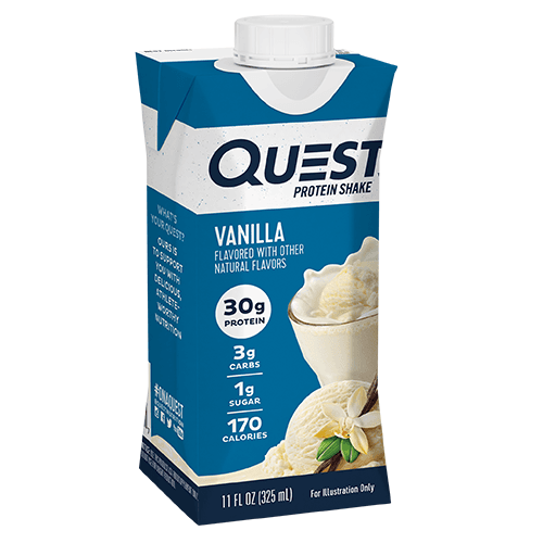 كويست شراب البروتين بنكهة الفانيليا 325مل