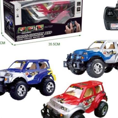 سيارة جيب مع ريموت تحكم ازرق واحمر رقم.2040