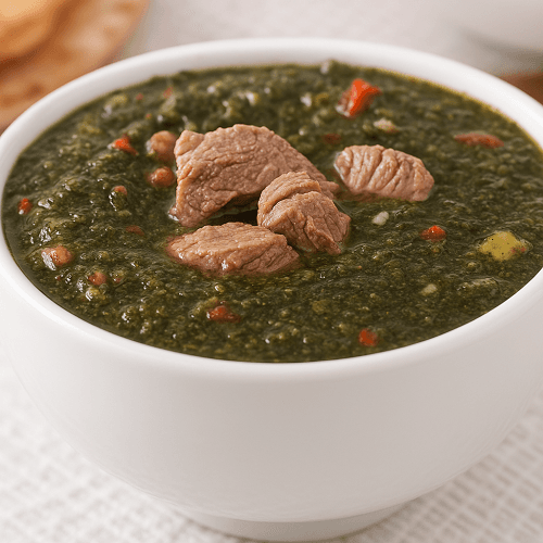 طاجن ملوخيه باللحمه